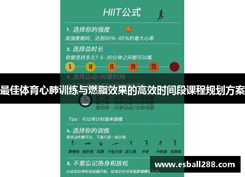 最佳体育心肺训练与燃脂效果的高效时间段课程规划方案